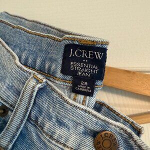 J. Crew Essential Straight Leg Jeans